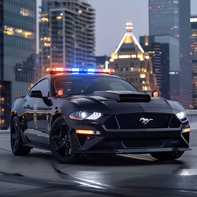 Ford Mustang police car used for enforcing Provincial Offences